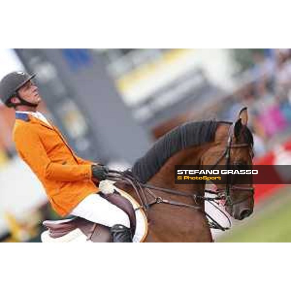 Aachen - FEI European Championships 2015 Jeroen Dubbeldam on SFN Zenith N.O.P., gold medal Aachen,23rd August 2015 ph.Stefano Grasso/Loro Piana