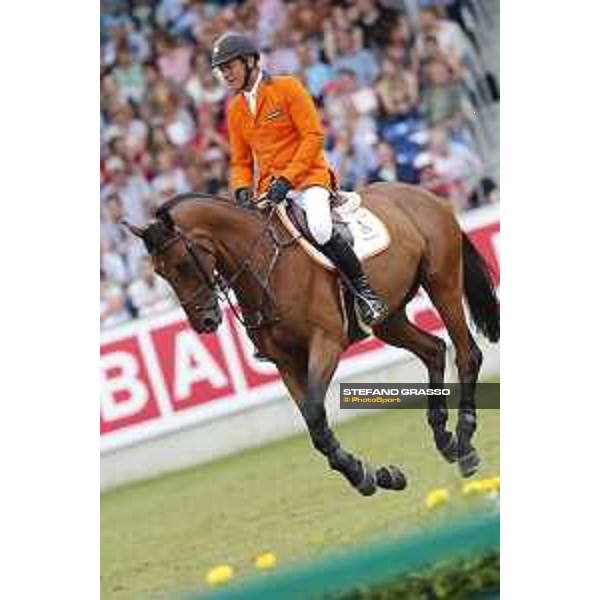 Aachen - FEI European Championships 2015 Jeroen Dubbeldam on SFN Zenith N.O.P., gold medal Aachen,23rd August 2015 ph.Stefano Grasso/Loro Piana