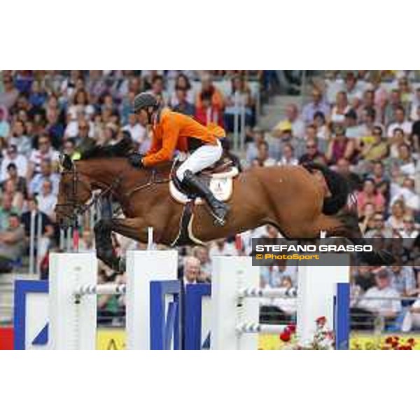 Aachen - FEI European Championships 2015 Jeroen Dubbeldam on SFN Zenith N.O.P., gold medal Aachen,23rd August 2015 ph.Stefano Grasso/Loro Piana