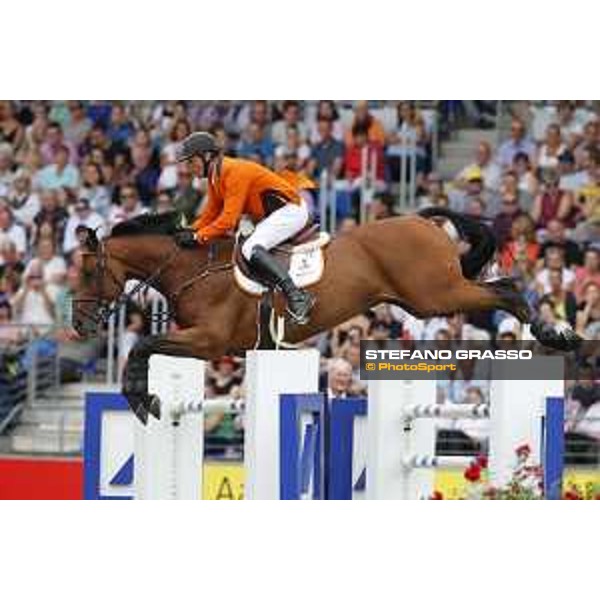 Aachen - FEI European Championships 2015 Jeroen Dubbeldam on SFN Zenith N.O.P., gold medal Aachen,23rd August 2015 ph.Stefano Grasso/Loro Piana