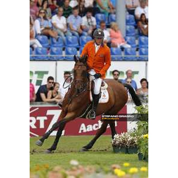 Aachen - FEI European Championships 2015 Jeroen Dubbeldam on SFN Zenith N.O.P., gold medal Aachen,23rd August 2015 ph.Stefano Grasso/Loro Piana