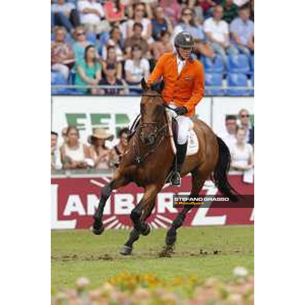 Aachen - FEI European Championships 2015 Jeroen Dubbeldam on SFN Zenith N.O.P., gold medal Aachen,23rd August 2015 ph.Stefano Grasso/Loro Piana