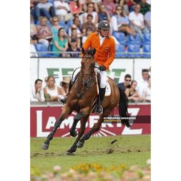Aachen - FEI European Championships 2015 Jeroen Dubbeldam on SFN Zenith N.O.P., gold medal Aachen,23rd August 2015 ph.Stefano Grasso/Loro Piana
