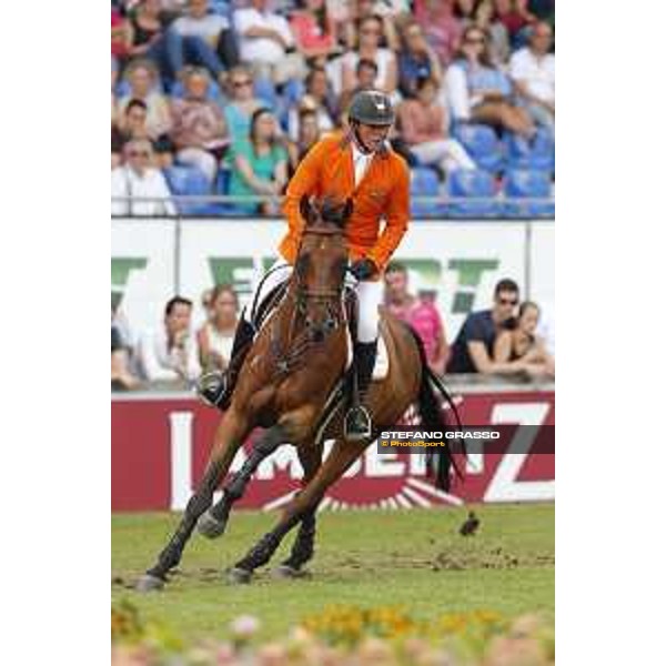 Aachen - FEI European Championships 2015 Jeroen Dubbeldam on SFN Zenith N.O.P., gold medal Aachen,23rd August 2015 ph.Stefano Grasso/Loro Piana
