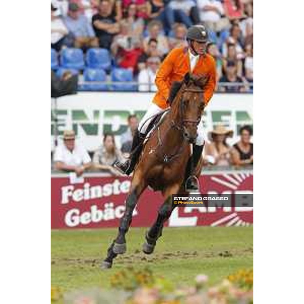 Aachen - FEI European Championships 2015 Jeroen Dubbeldam on SFN Zenith N.O.P., gold medal Aachen,23rd August 2015 ph.Stefano Grasso/Loro Piana