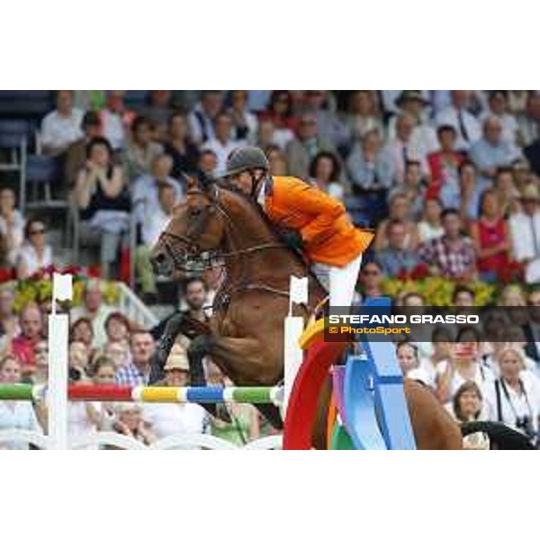 Aachen - FEI European Championships 2015 Jeroen Dubbeldam on SFN Zenith N.O.P., gold medal Aachen,23rd August 2015 ph.Stefano Grasso/Loro Piana