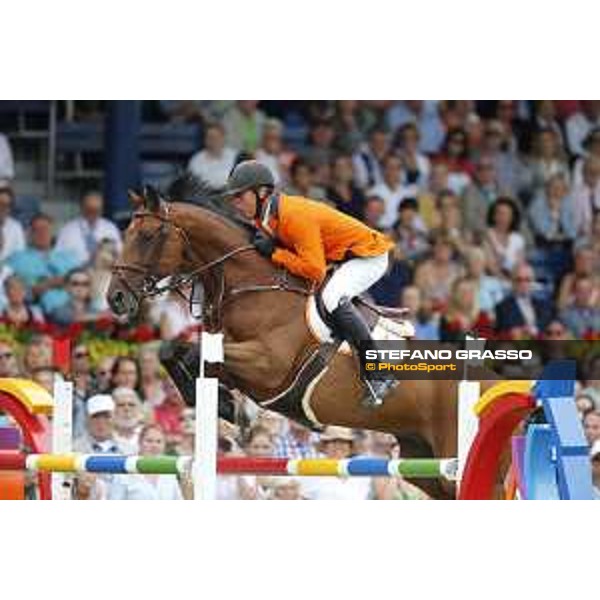 Aachen - FEI European Championships 2015 Jeroen Dubbeldam on SFN Zenith N.O.P., gold medal Aachen,23rd August 2015 ph.Stefano Grasso/Loro Piana