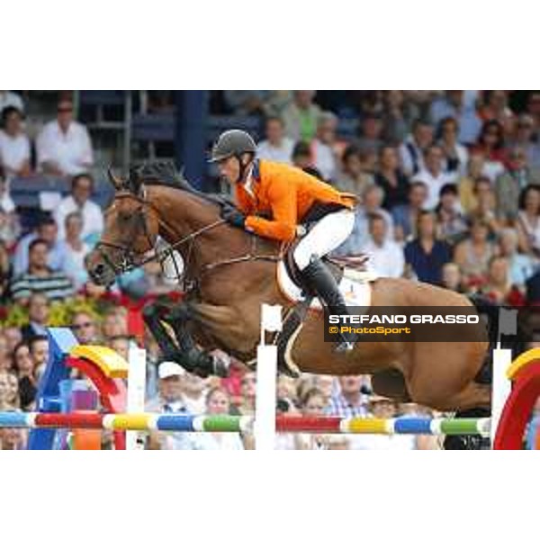 Aachen - FEI European Championships 2015 Jeroen Dubbeldam on SFN Zenith N.O.P., gold medal Aachen,23rd August 2015 ph.Stefano Grasso/Loro Piana