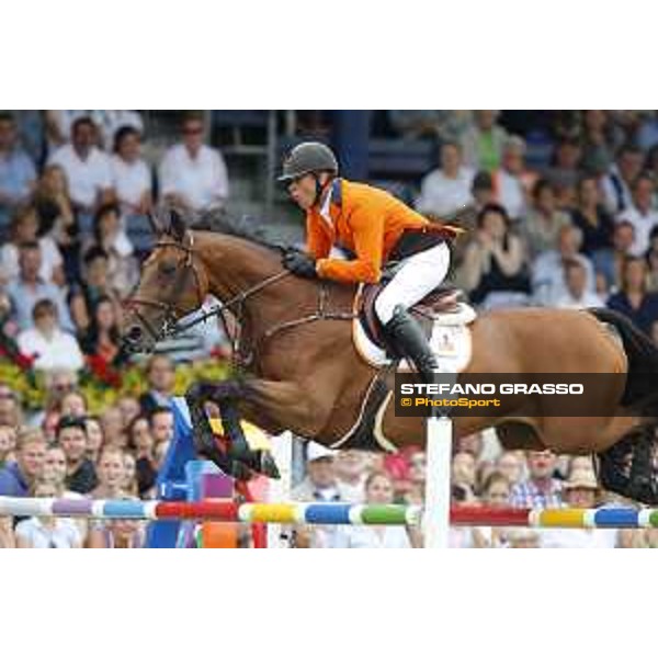 Aachen - FEI European Championships 2015 Jeroen Dubbeldam on SFN Zenith N.O.P., gold medal Aachen,23rd August 2015 ph.Stefano Grasso/Loro Piana