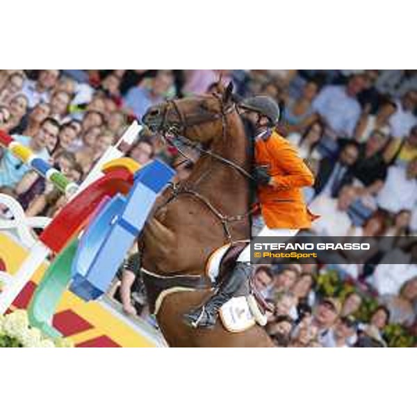 Aachen - FEI European Championships 2015 Jeroen Dubbeldam on SFN Zenith N.O.P., gold medal Aachen,23rd August 2015 ph.Stefano Grasso/Loro Piana