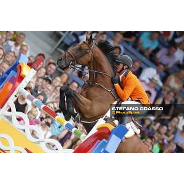 Aachen - FEI European Championships 2015 Jeroen Dubbeldam on SFN Zenith N.O.P., gold medal Aachen,23rd August 2015 ph.Stefano Grasso/Loro Piana