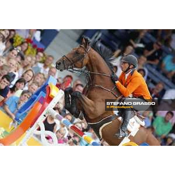 Aachen - FEI European Championships 2015 Jeroen Dubbeldam on SFN Zenith N.O.P., gold medal Aachen,23rd August 2015 ph.Stefano Grasso/Loro Piana