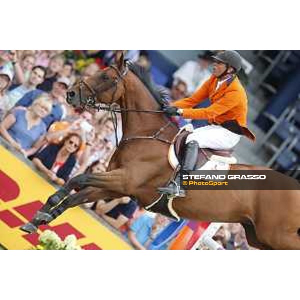 Aachen - FEI European Championships 2015 Jeroen Dubbeldam on SFN Zenith N.O.P., gold medal Aachen,23rd August 2015 ph.Stefano Grasso/Loro Piana