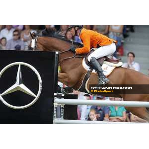 Aachen - FEI European Championships 2015 Jeroen Dubbeldam on SFN Zenith N.O.P., gold medal Aachen,23rd August 2015 ph.Stefano Grasso/Loro Piana