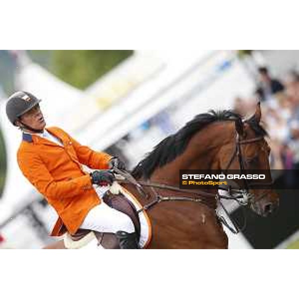 Aachen - FEI European Championships 2015 Jeroen Dubbeldam on SFN Zenith N.O.P., gold medal Aachen,23rd August 2015 ph.Stefano Grasso/Loro Piana