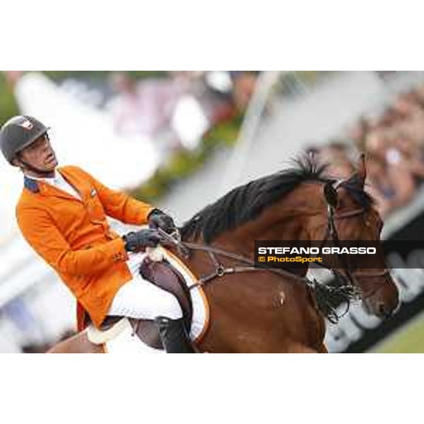 Aachen - FEI European Championships 2015 Jeroen Dubbeldam on SFN Zenith N.O.P., gold medal Aachen,23rd August 2015 ph.Stefano Grasso/Loro Piana