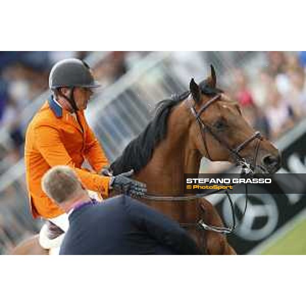 Aachen - FEI European Championships 2015 Jeroen Dubbeldam on SFN Zenith N.O.P., gold medal Aachen,23rd August 2015 ph.Stefano Grasso/Loro Piana