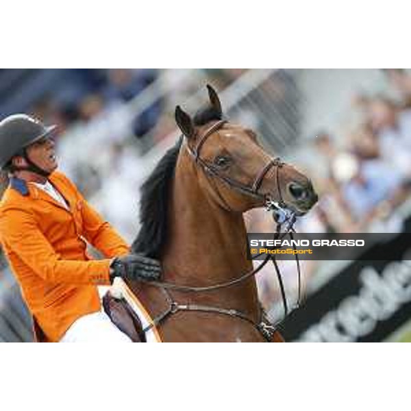 Aachen - FEI European Championships 2015 Jeroen Dubbeldam on SFN Zenith N.O.P., gold medal Aachen,23rd August 2015 ph.Stefano Grasso/Loro Piana