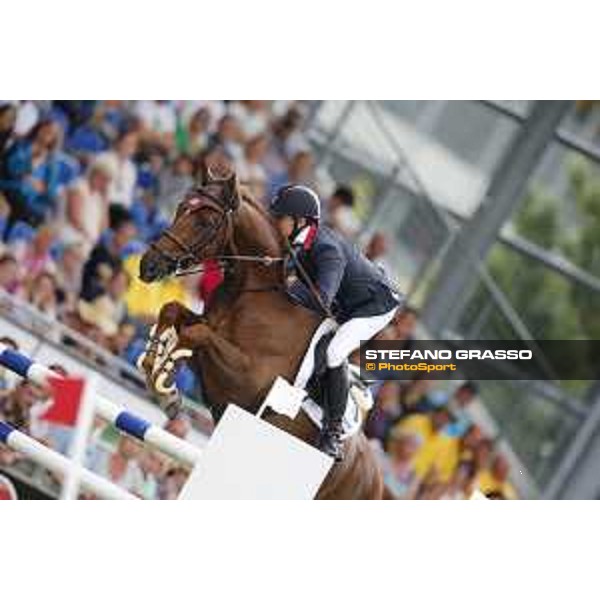 Aachen - FEI European Championships 2015 Simon Delestre on Ryan des Hayettes, bronze medal Aachen,23rd August 2015 ph.Stefano Grasso/Loro Piana