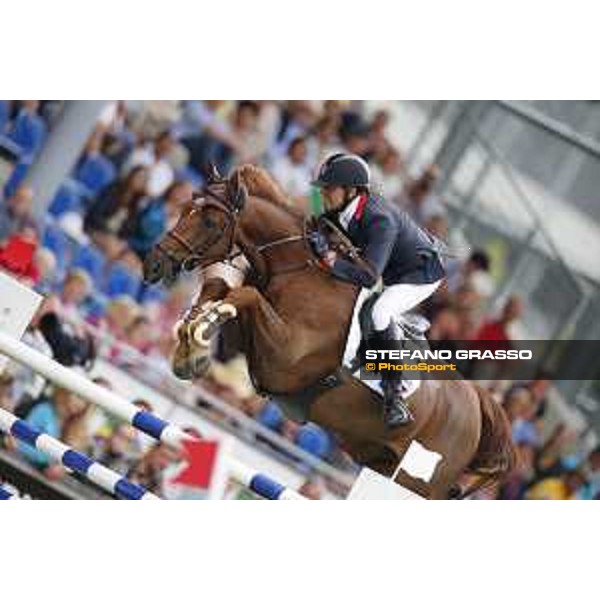 Aachen - FEI European Championships 2015 Simon Delestre on Ryan des Hayettes, bronze medal Aachen,23rd August 2015 ph.Stefano Grasso/Loro Piana