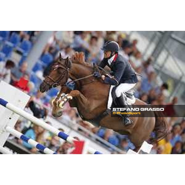 Aachen - FEI European Championships 2015 Simon Delestre on Ryan des Hayettes, bronze medal Aachen,23rd August 2015 ph.Stefano Grasso/Loro Piana