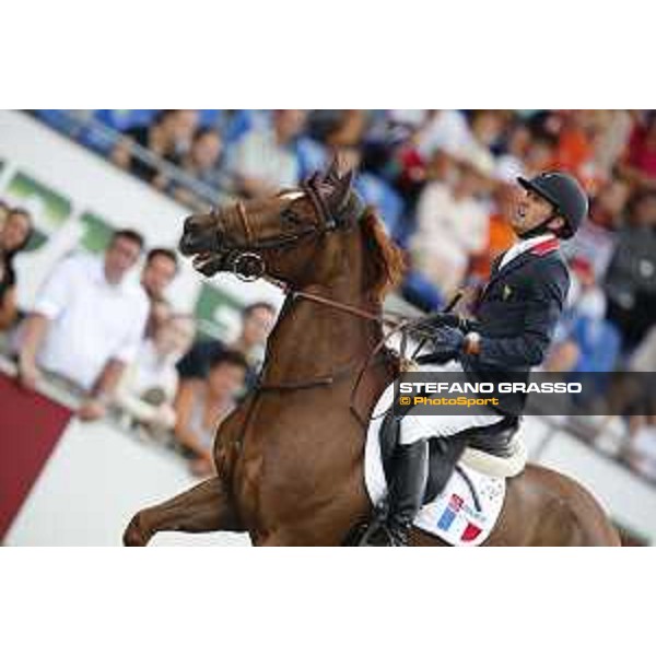 Aachen - FEI European Championships 2015 Simon Delestre on Ryan des Hayettes, bronze medal Aachen,23rd August 2015 ph.Stefano Grasso/Loro Piana