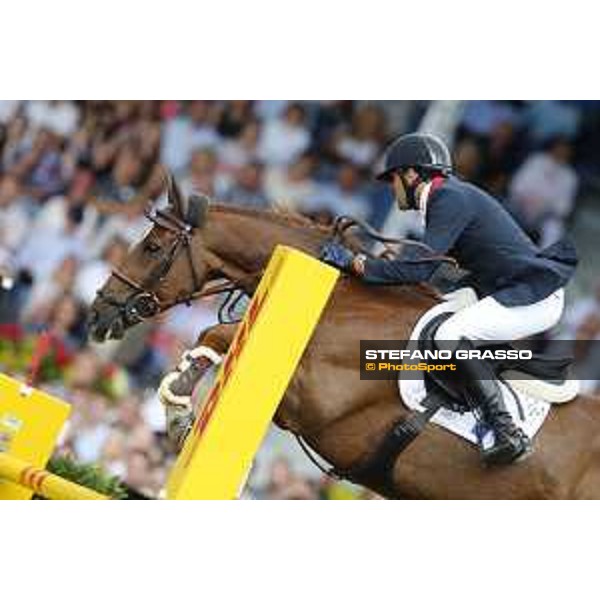Aachen - FEI European Championships 2015 Simon Delestre on Ryan des Hayettes, bronze medal Aachen,23rd August 2015 ph.Stefano Grasso/Loro Piana