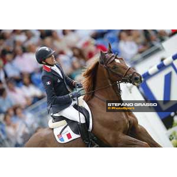 Aachen - FEI European Championships 2015 Simon Delestre on Ryan des Hayettes, bronze medal Aachen,23rd August 2015 ph.Stefano Grasso/Loro Piana