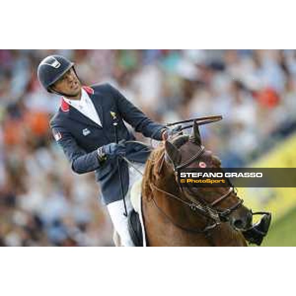Aachen - FEI European Championships 2015 Simon Delestre on Ryan des Hayettes, bronze medal Aachen,23rd August 2015 ph.Stefano Grasso/Loro Piana