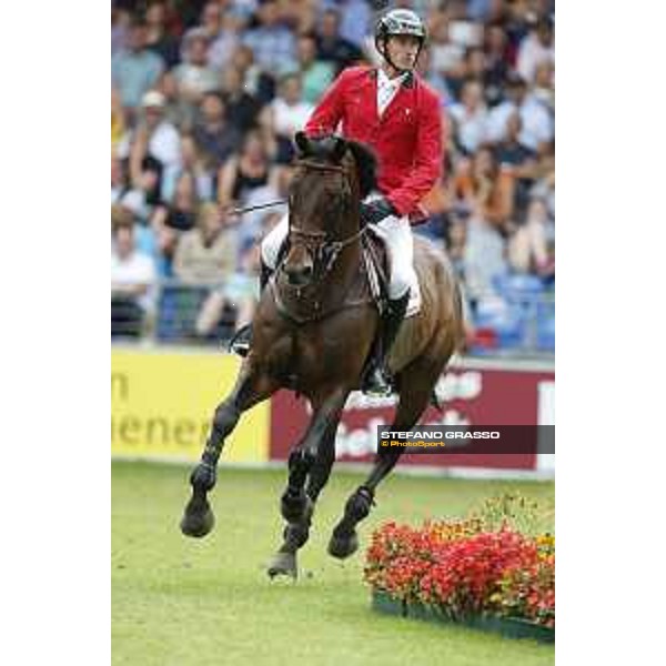 Aachen - FEI European Championships 2015 Gregory Wathelet on Conrad de Hus,silver medal Aachen,23rd August 2015 ph.Stefano Grasso/Loro Piana
