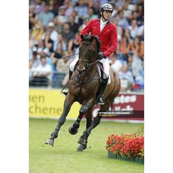 Aachen - FEI European Championships 2015 Gregory Wathelet on Conrad de Hus,silver medal Aachen,23rd August 2015 ph.Stefano Grasso/Loro Piana