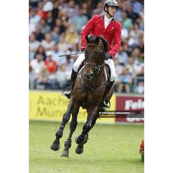 Aachen - FEI European Championships 2015 Gregory Wathelet on Conrad de Hus,silver medal Aachen,23rd August 2015 ph.Stefano Grasso/Loro Piana