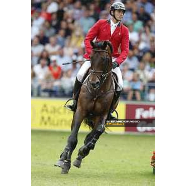 Aachen - FEI European Championships 2015 Gregory Wathelet on Conrad de Hus,silver medal Aachen,23rd August 2015 ph.Stefano Grasso/Loro Piana