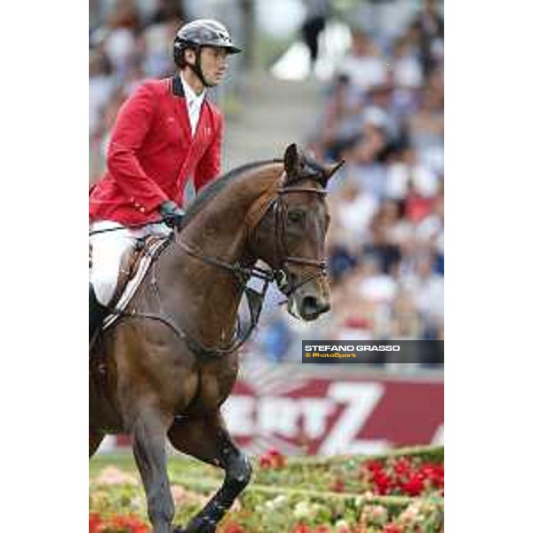 Aachen - FEI European Championships 2015 Gregory Wathelet on Conrad de Hus,silver medal Aachen,23rd August 2015 ph.Stefano Grasso/Loro Piana