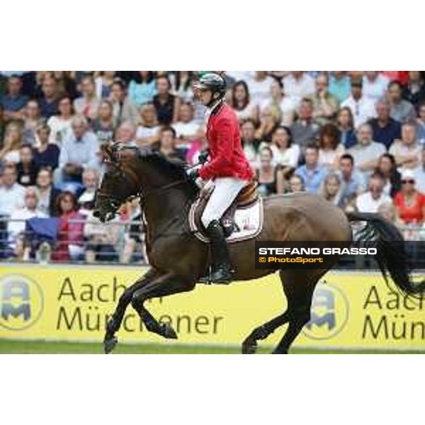 Aachen - FEI European Championships 2015 Gregory Wathelet on Conrad de Hus,silver medal Aachen,23rd August 2015 ph.Stefano Grasso/Loro Piana