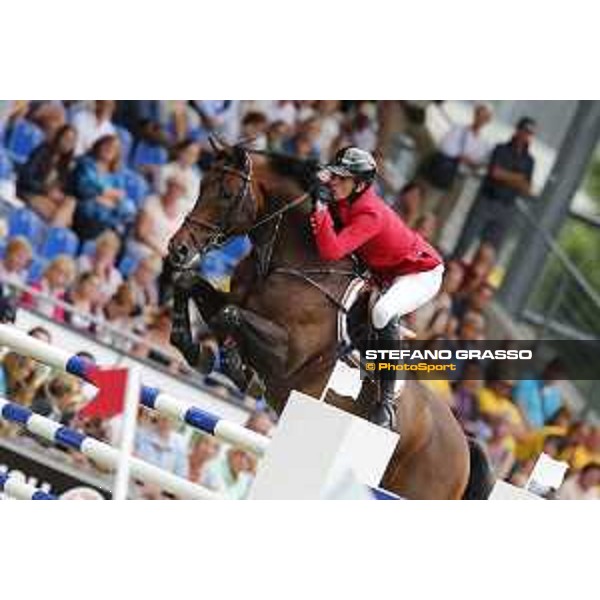 Aachen - FEI European Championships 2015 Gregory Wathelet on Conrad de Hus,silver medal Aachen,23rd August 2015 ph.Stefano Grasso/Loro Piana