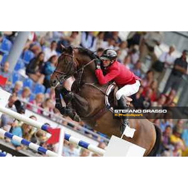 Aachen - FEI European Championships 2015 Gregory Wathelet on Conrad de Hus,silver medal Aachen,23rd August 2015 ph.Stefano Grasso/Loro Piana