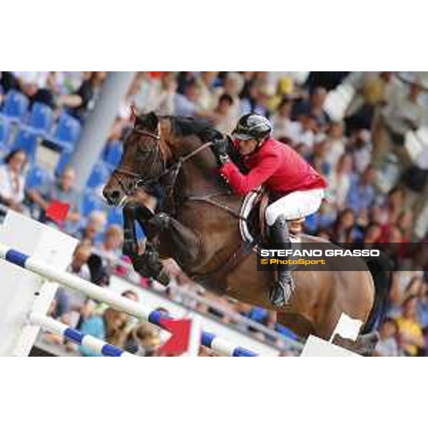 Aachen - FEI European Championships 2015 Gregory Wathelet on Conrad de Hus,silver medal Aachen,23rd August 2015 ph.Stefano Grasso/Loro Piana