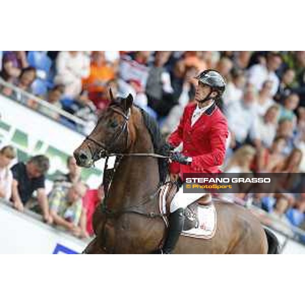 Aachen - FEI European Championships 2015 Gregory Wathelet on Conrad de Hus,silver medal Aachen,23rd August 2015 ph.Stefano Grasso/Loro Piana