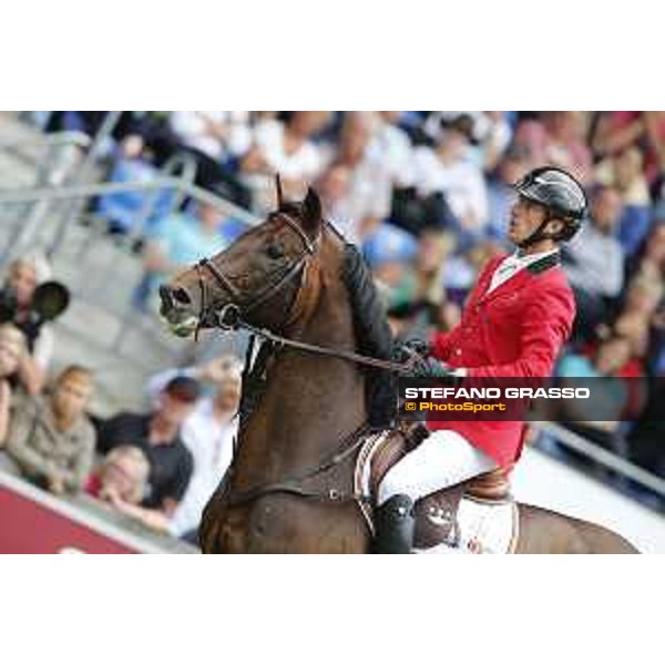 Aachen - FEI European Championships 2015 Gregory Wathelet on Conrad de Hus,silver medal Aachen,23rd August 2015 ph.Stefano Grasso/Loro Piana
