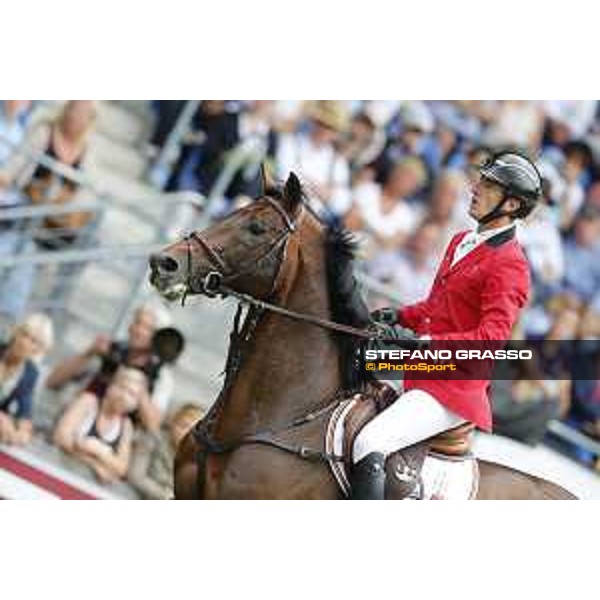 Aachen - FEI European Championships 2015 Gregory Wathelet on Conrad de Hus,silver medal Aachen,23rd August 2015 ph.Stefano Grasso/Loro Piana