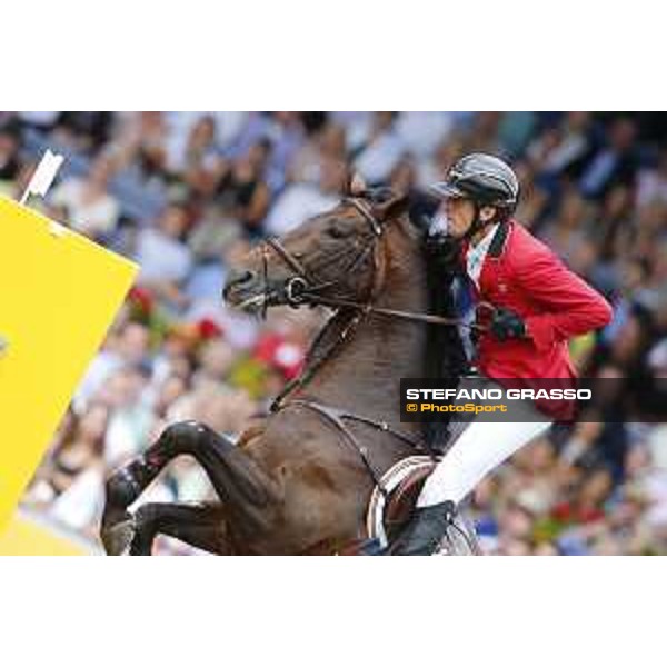 Aachen - FEI European Championships 2015 Gregory Wathelet on Conrad de Hus,silver medal Aachen,23rd August 2015 ph.Stefano Grasso/Loro Piana