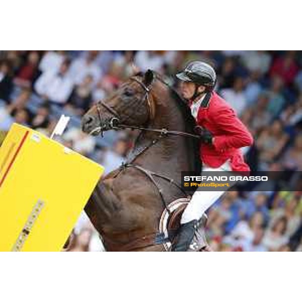 Aachen - FEI European Championships 2015 Gregory Wathelet on Conrad de Hus,silver medal Aachen,23rd August 2015 ph.Stefano Grasso/Loro Piana