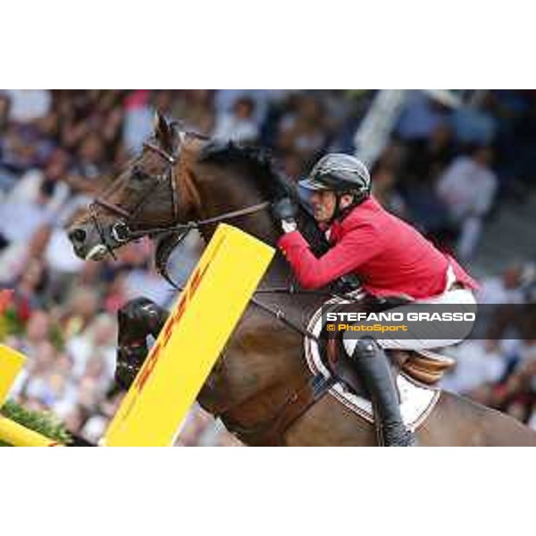 Aachen - FEI European Championships 2015 Gregory Wathelet on Conrad de Hus,silver medal Aachen,23rd August 2015 ph.Stefano Grasso/Loro Piana