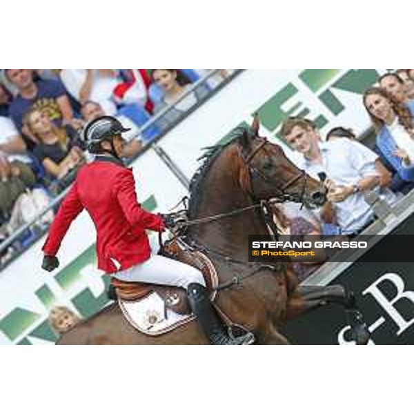Aachen - FEI European Championships 2015 Gregory Wathelet on Conrad de Hus,silver medal Aachen,23rd August 2015 ph.Stefano Grasso/Loro Piana