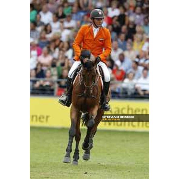 Aachen - FEI European Championships 2015 Jeroen Dubbeldam on SFN Zenith N.O.P., gold medal Aachen,23rd August 2015 ph.Stefano Grasso/Loro Piana