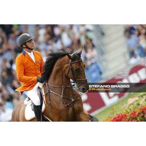 Aachen - FEI European Championships 2015 Jeroen Dubbeldam on SFN Zenith N.O.P., gold medal Aachen,23rd August 2015 ph.Stefano Grasso/Loro Piana