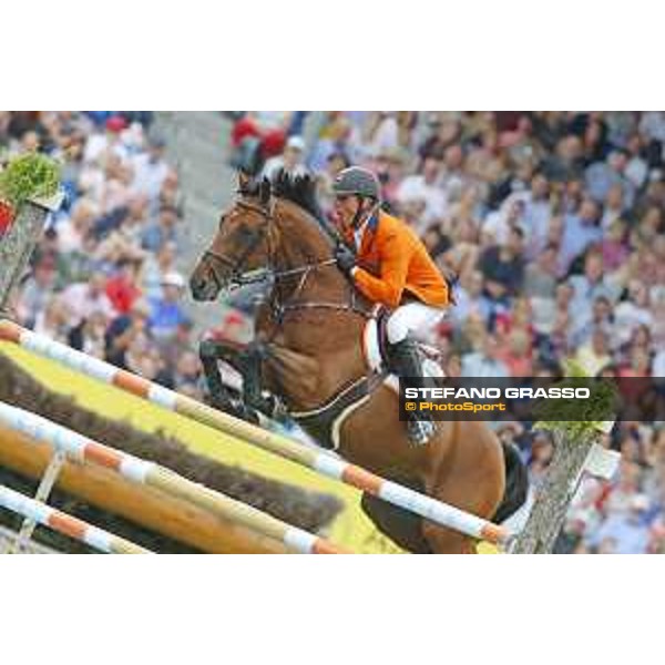 Aachen - FEI European Championships 2015 Jeroen Dubbeldam on SFN Zenith N.O.P., gold medal Aachen,23rd August 2015 ph.Stefano Grasso/Loro Piana
