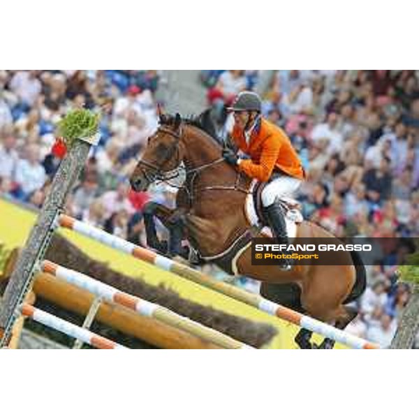 Aachen - FEI European Championships 2015 Jeroen Dubbeldam on SFN Zenith N.O.P., gold medal Aachen,23rd August 2015 ph.Stefano Grasso/Loro Piana