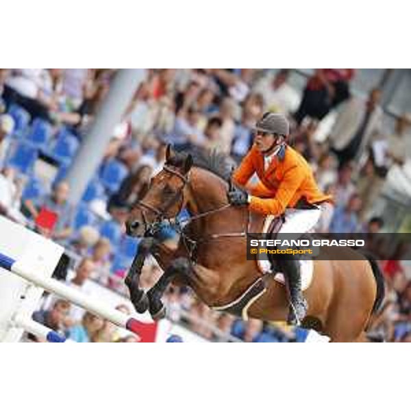Aachen - FEI European Championships 2015 Jeroen Dubbeldam on SFN Zenith N.O.P., gold medal Aachen,23rd August 2015 ph.Stefano Grasso/Loro Piana